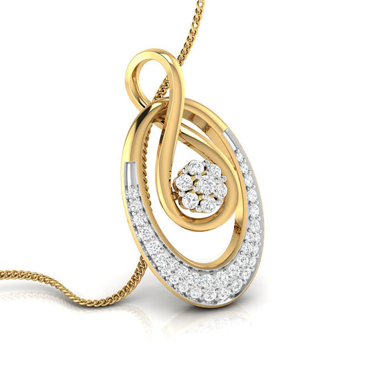 Playfool lab grown diamond pendant designs for female Fiona Diamonds