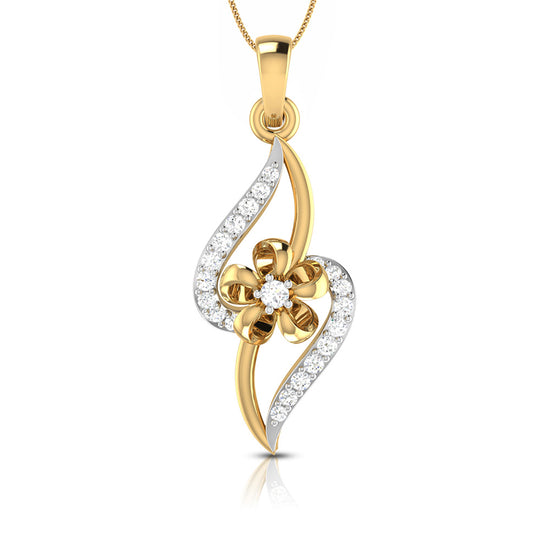 Vibrante lab grown diamond pendant designs for female Fiona Diamonds