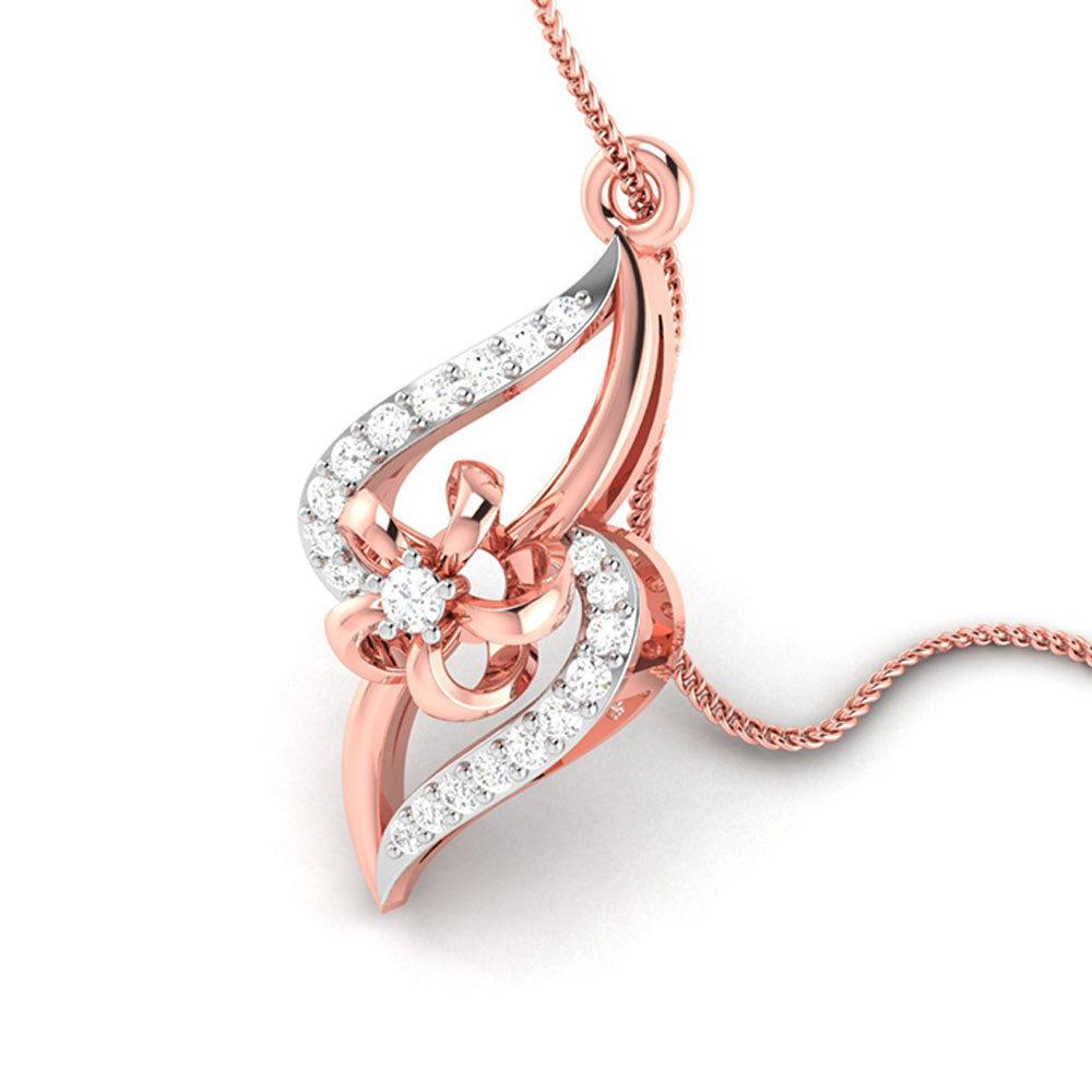 Vibrante lab grown diamond pendant designs for female Fiona Diamonds