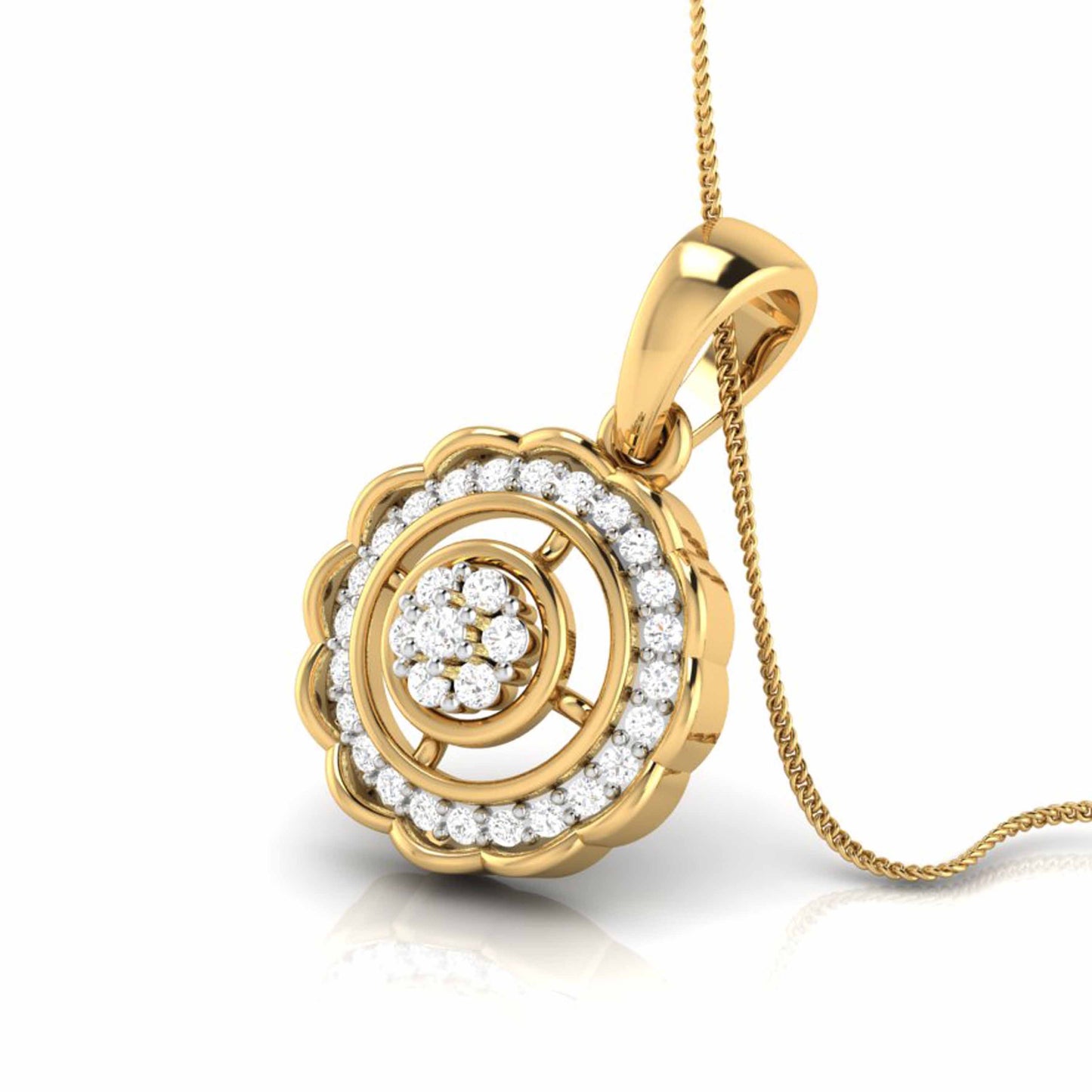 Lab Grown Diamond Necklace | Serena LGD | Moi Moi