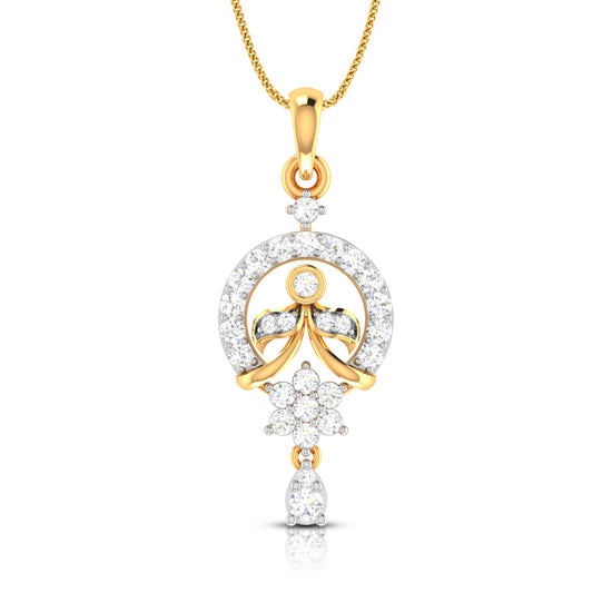 Qahira lab grown diamond pendant designs for female Fiona Diamonds