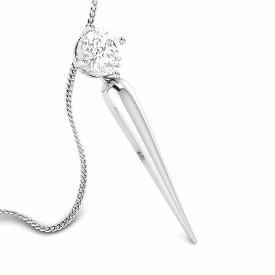 Passion modern lab grown diamond pendant design Fiona Diamonds