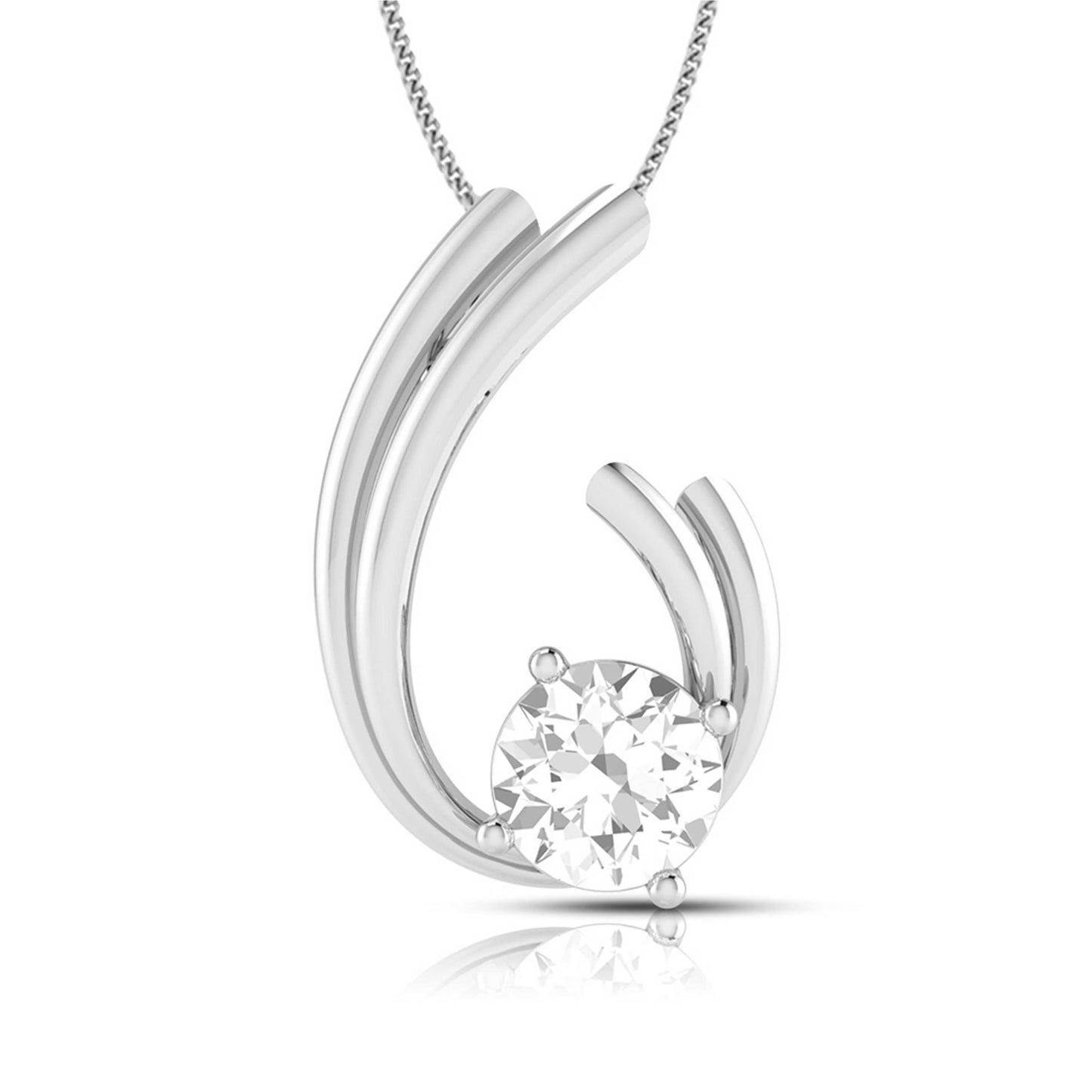 Coruscation lab grown diamond pendant design for women Fiona Diamonds