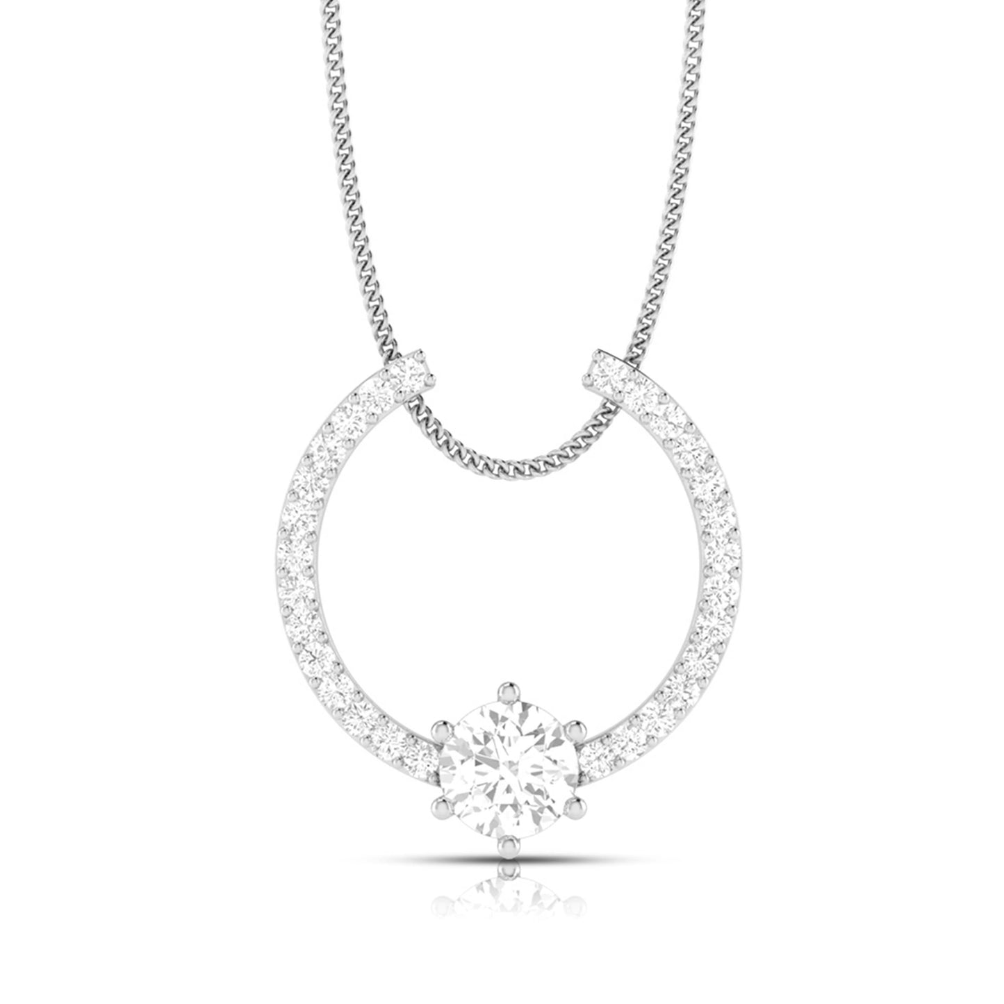 Showiness lab grown diamond pendant design for women Fiona Diamonds