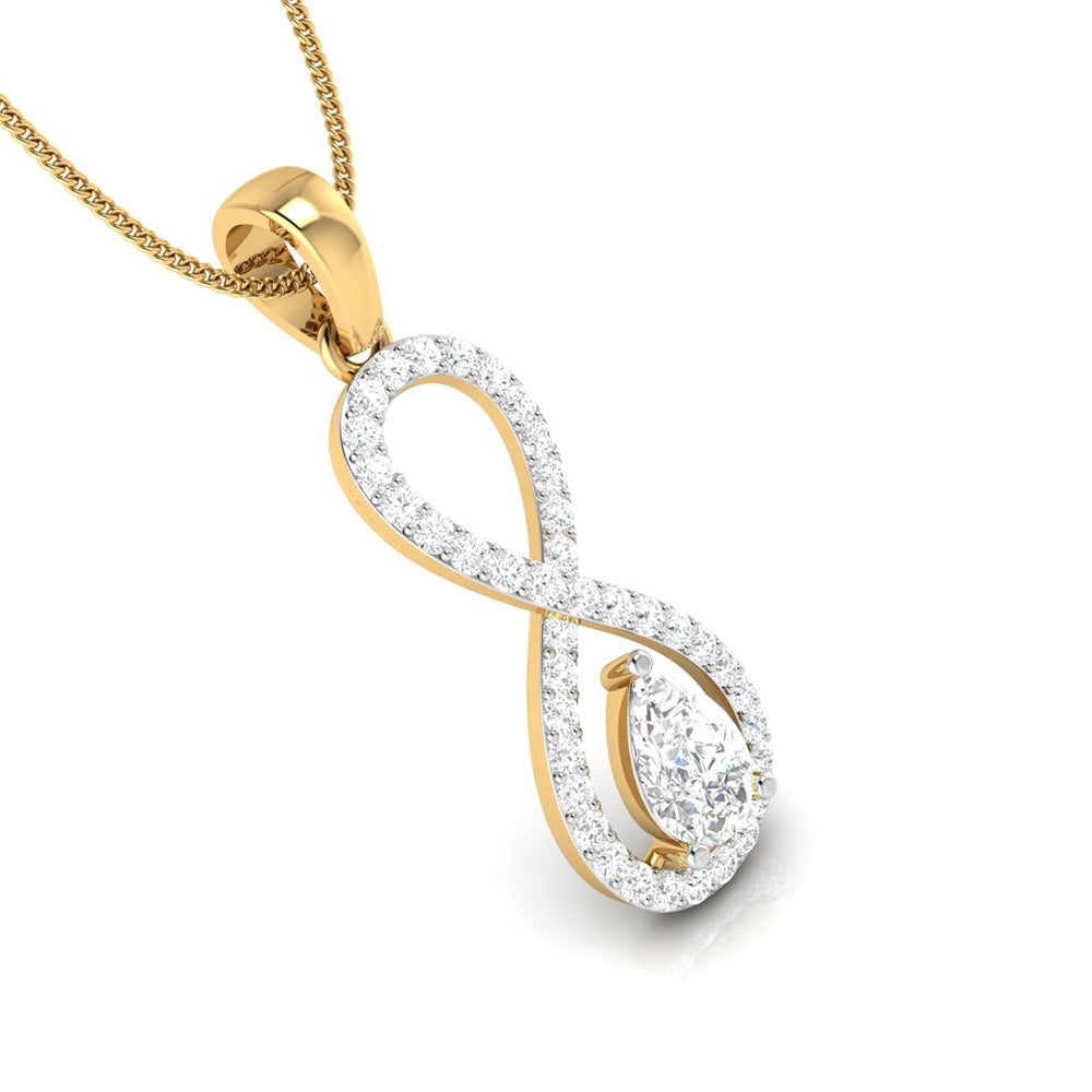 Sempiternity lab grown diamond pendant design for women Fiona Diamonds