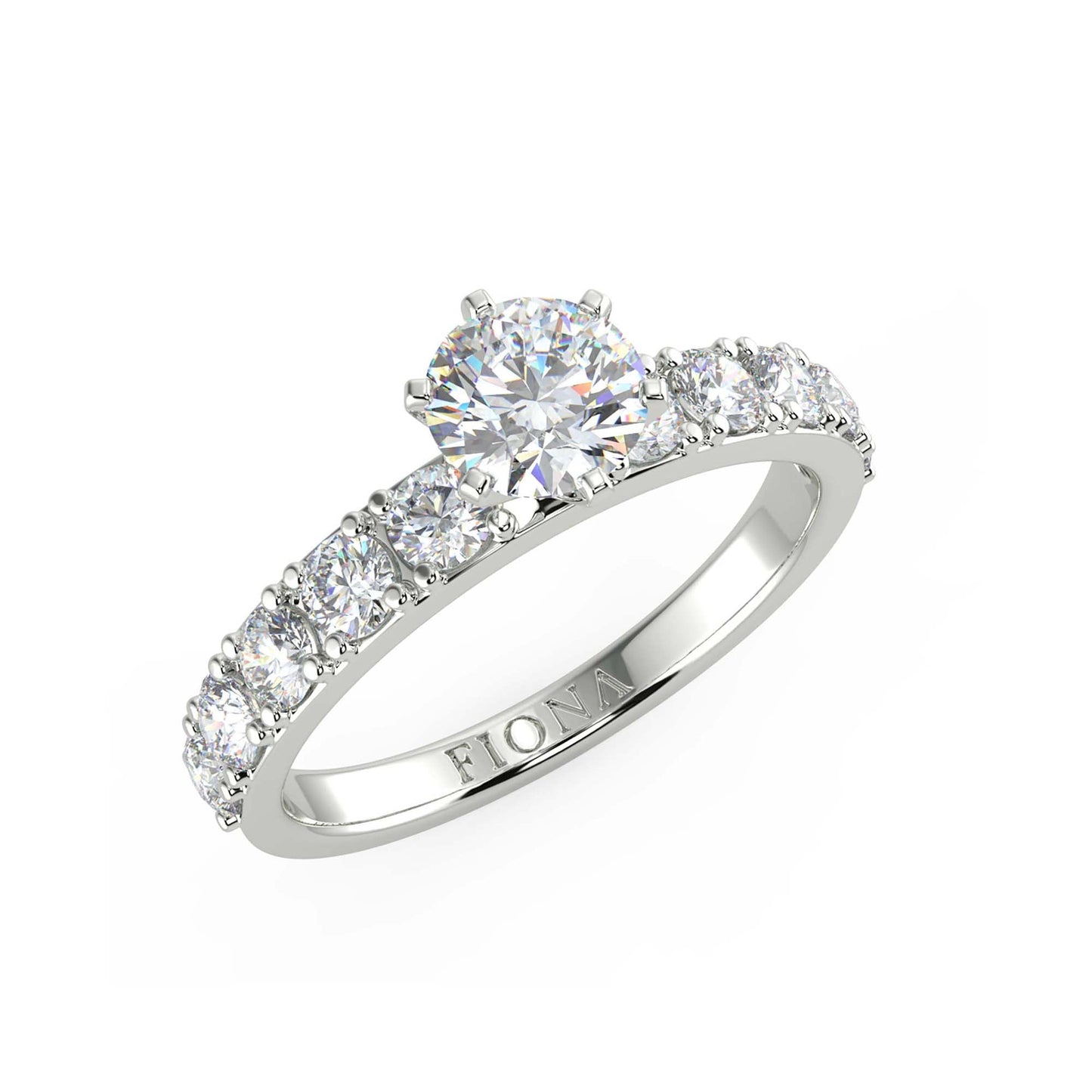 Onset 1ct Round Lab Diamond Ring - Fiona Diamonds - Fiona Diamonds