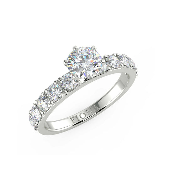 Onset 1ct Round Lab Diamond Ring - Fiona Diamonds - Fiona Diamonds