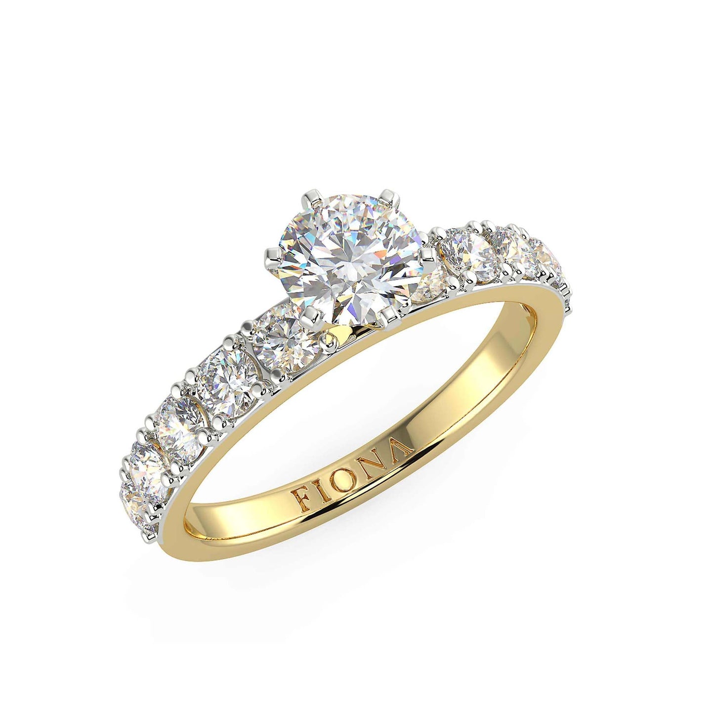 Onset 1ct Round Lab Diamond Ring - Fiona Diamonds - Fiona Diamonds