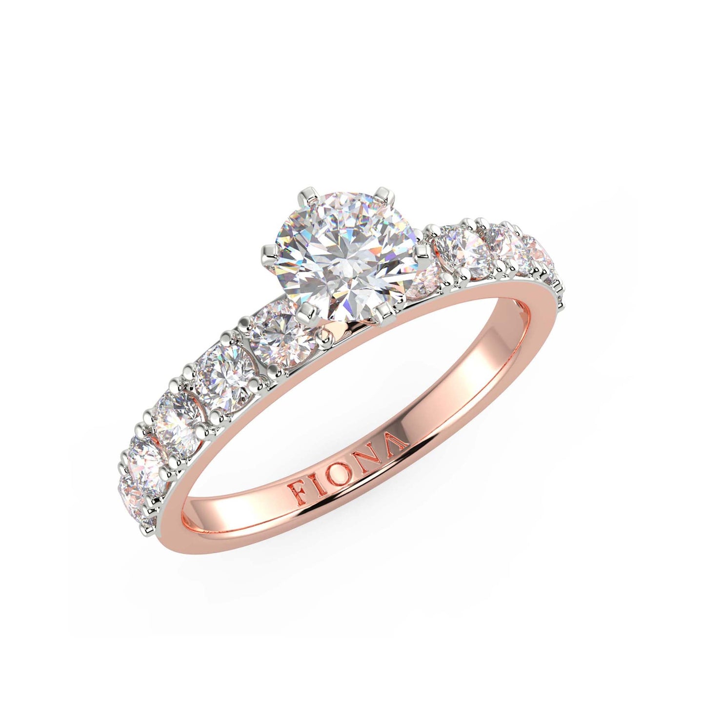 Onset 1ct Round Lab Diamond Ring - Fiona Diamonds - Fiona Diamonds