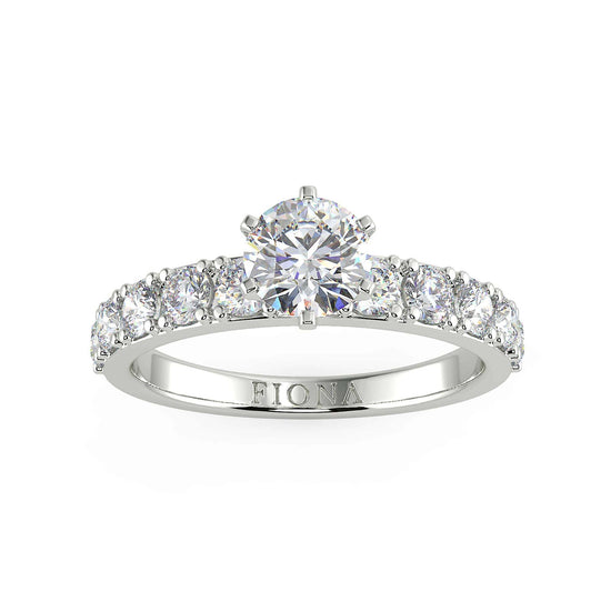 Onset 1ct Round Lab Diamond Ring - Fiona Diamonds - Fiona Diamonds