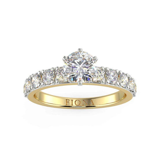 Onset 1ct Round Lab Diamond Ring - Fiona Diamonds - Fiona Diamonds