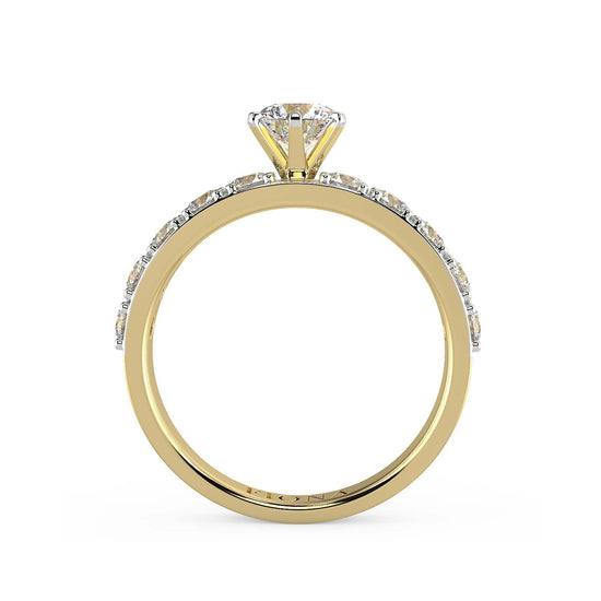 Onset 1ct Round Lab Diamond Ring - Fiona Diamonds - Fiona Diamonds