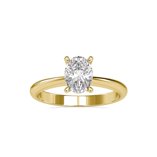 Pep Glow Lab Diamond Ring Yellow / 18 KT