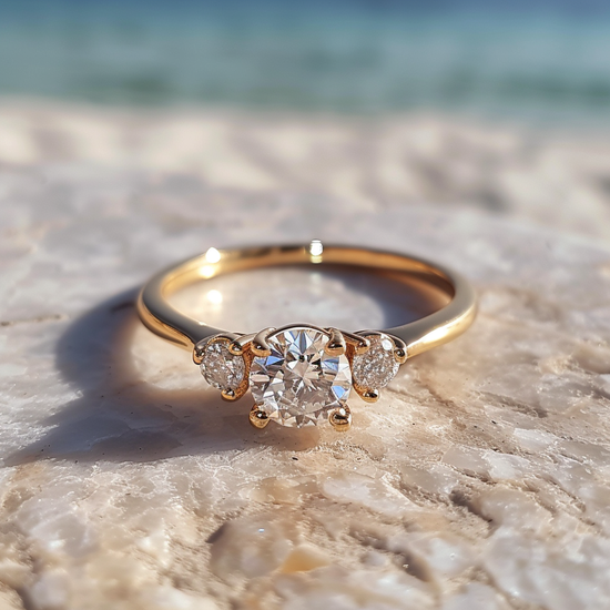 14K Rose Gold One Carat Diamond Ring | Barkev's