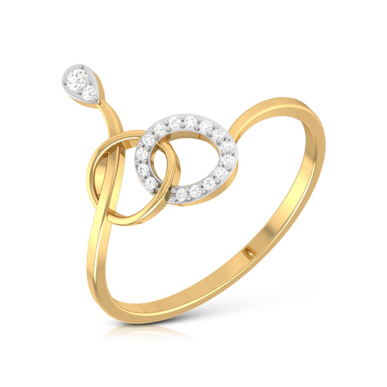 Jollier lab grown diamond ring trendy ring design Fiona Diamonds