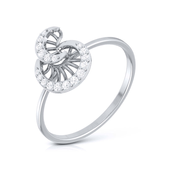 Revolution lab grown diamond ring simple round ring design Fiona Diamonds