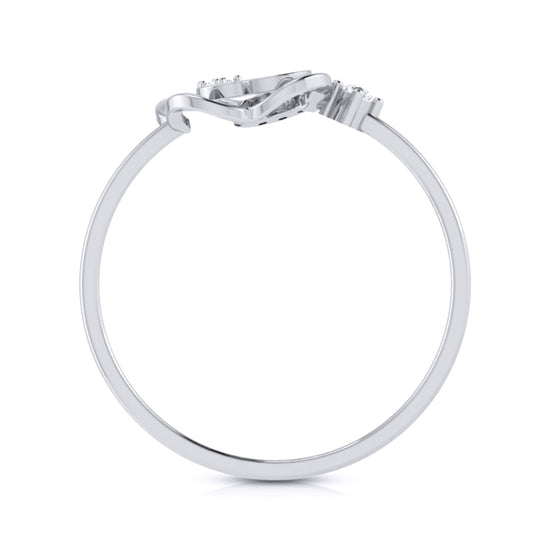 Trivial lab grown diamond ring simple round ring design Fiona Diamonds