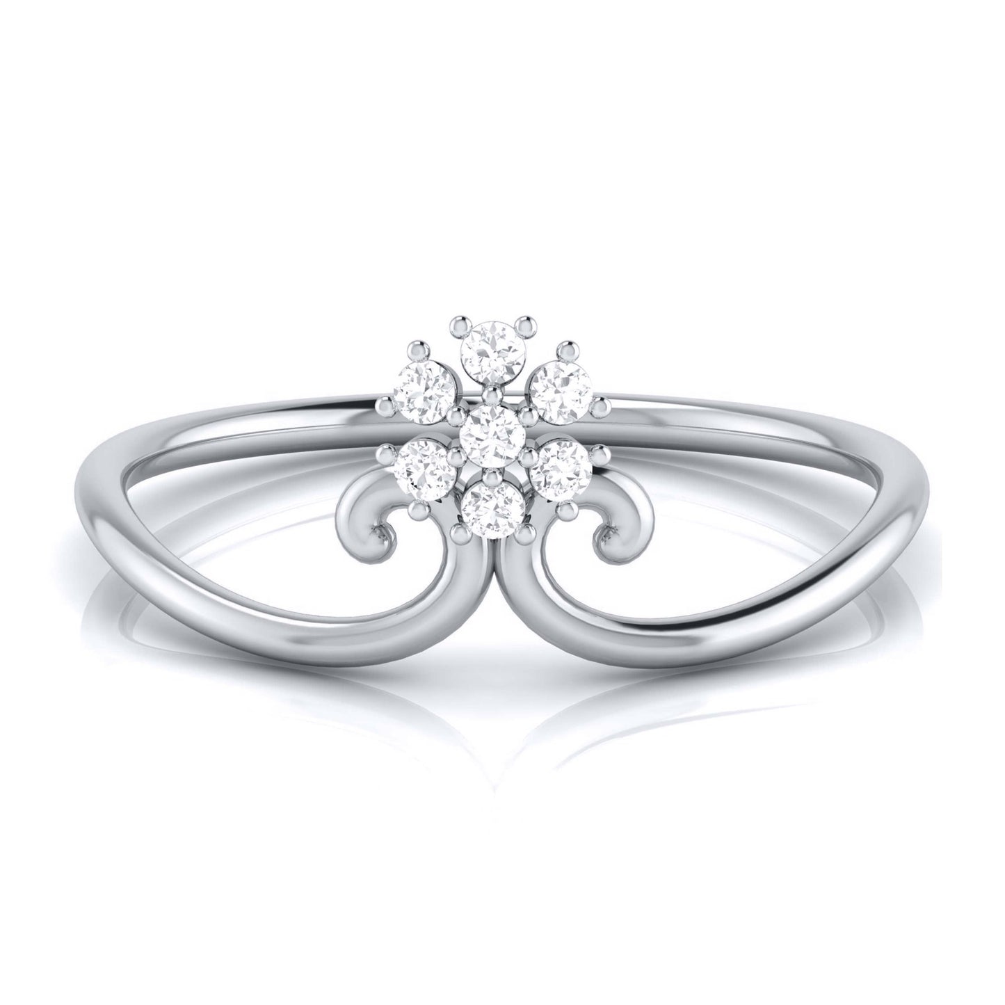 Laurel lab grown diamond ring simple round ring design Fiona Diamonds