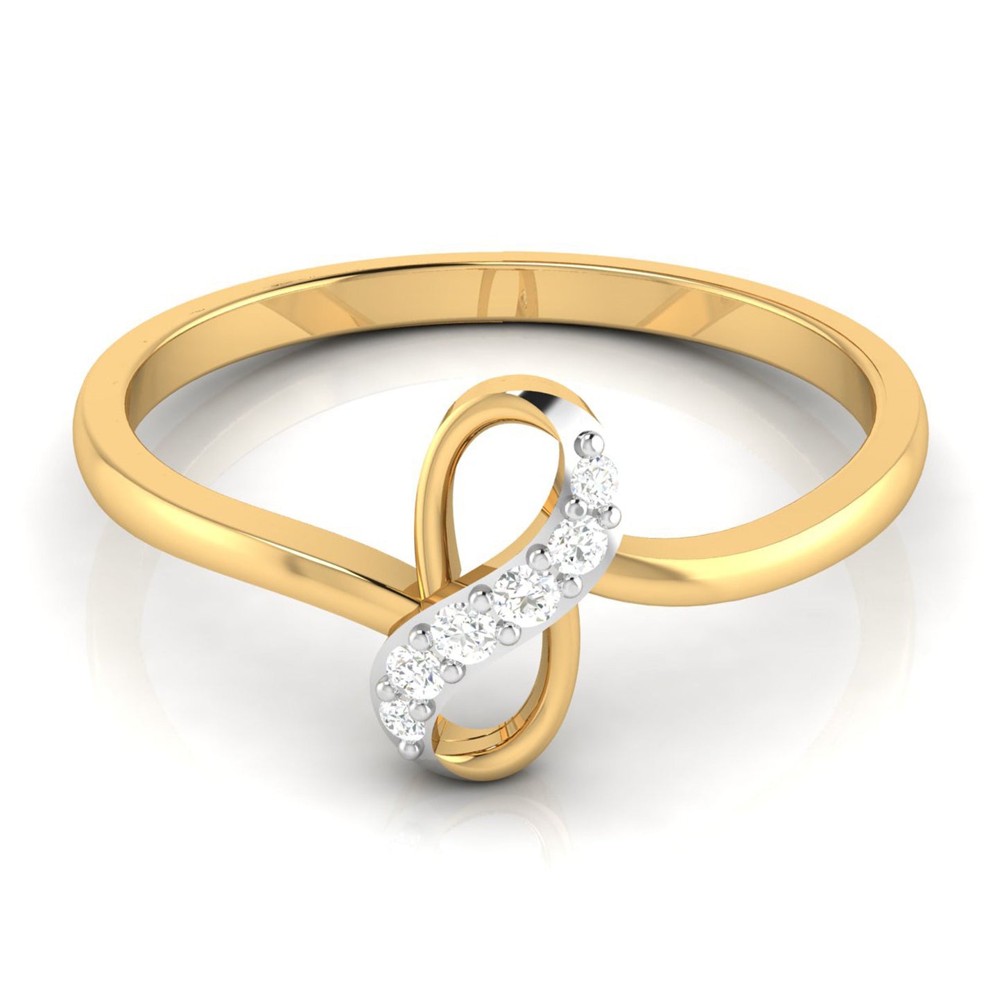 Vastness lab grown diamond ring simple round ring design Fiona Diamonds