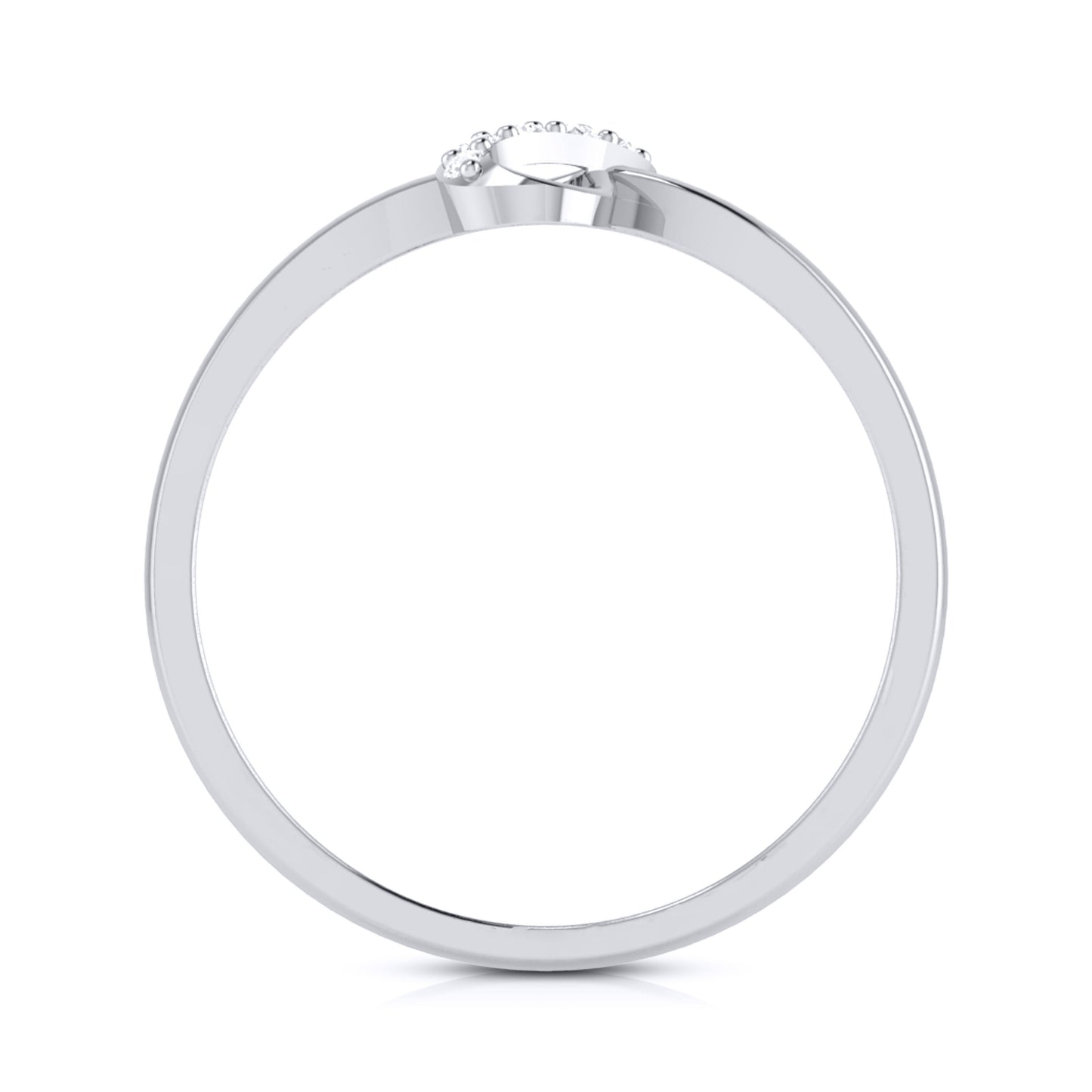 Vastness lab grown diamond ring simple round ring design Fiona Diamonds