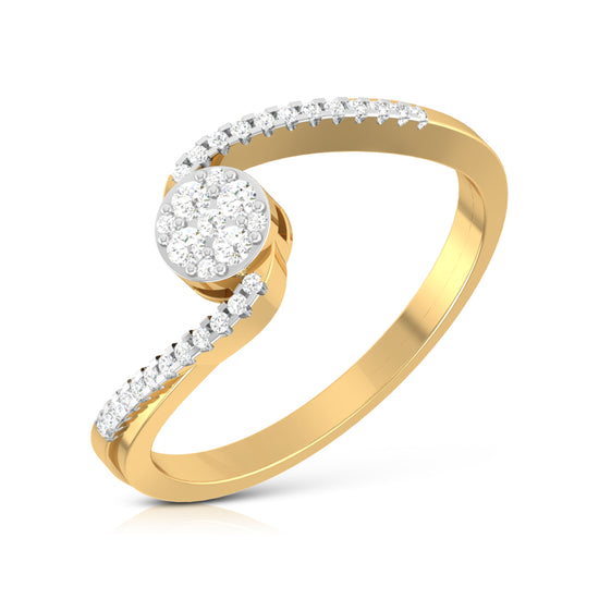 Serein lab grown diamond ring sleek ring Fiona Diamonds