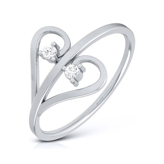 Platinum Diamond Ring for Women JL PT LR 99 – Jewelove.US