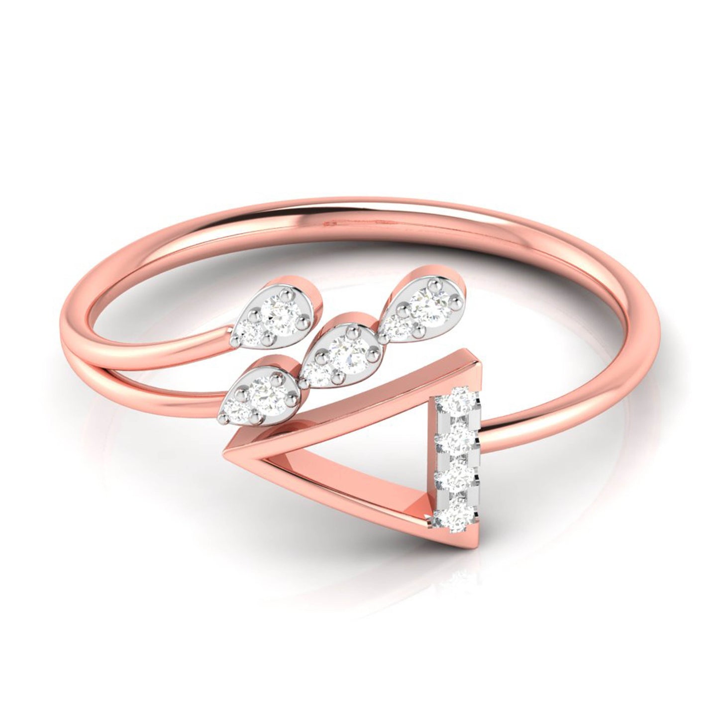 Pollack lab grown diamond ring simple round ring design Fiona Diamonds