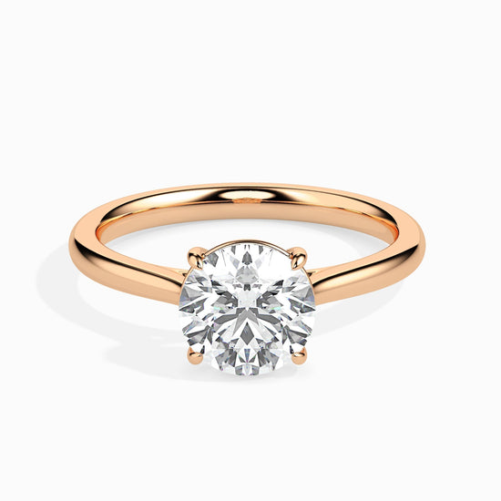 2ct Round Lab Diamond Willa Solitaire Ring - Fiona Diamonds - Fiona Diamonds