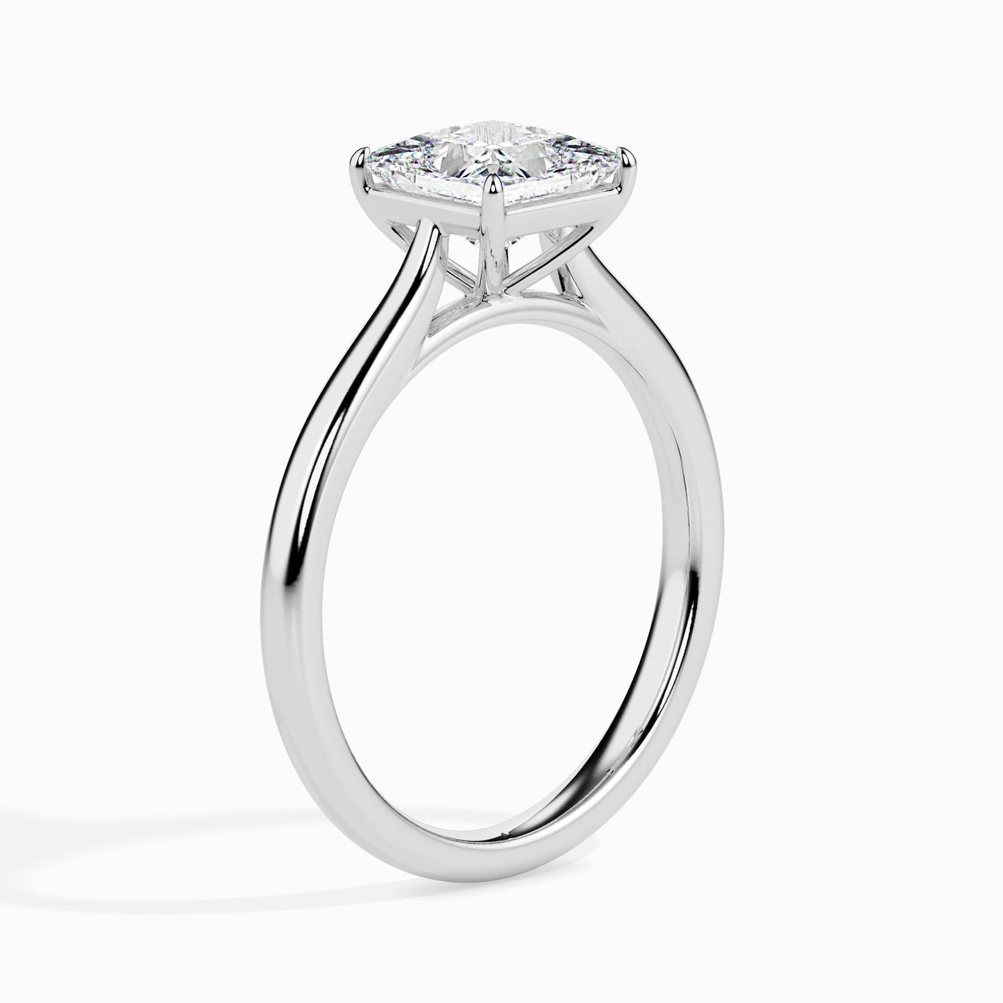 1.5ct Princess Lab Diamond Ava Solitaire Ring - Fiona Diamonds - Fiona Diamonds