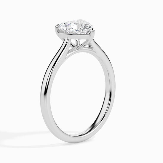 1.5ct Heart Lab Diamond Gianna Solitaire Ring - Fiona Diamonds - Fiona Diamonds