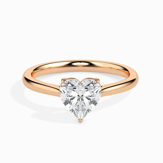 2ct Heart Lab Diamond Gianna Solitaire Ring - Fiona Diamonds - Fiona Diamonds