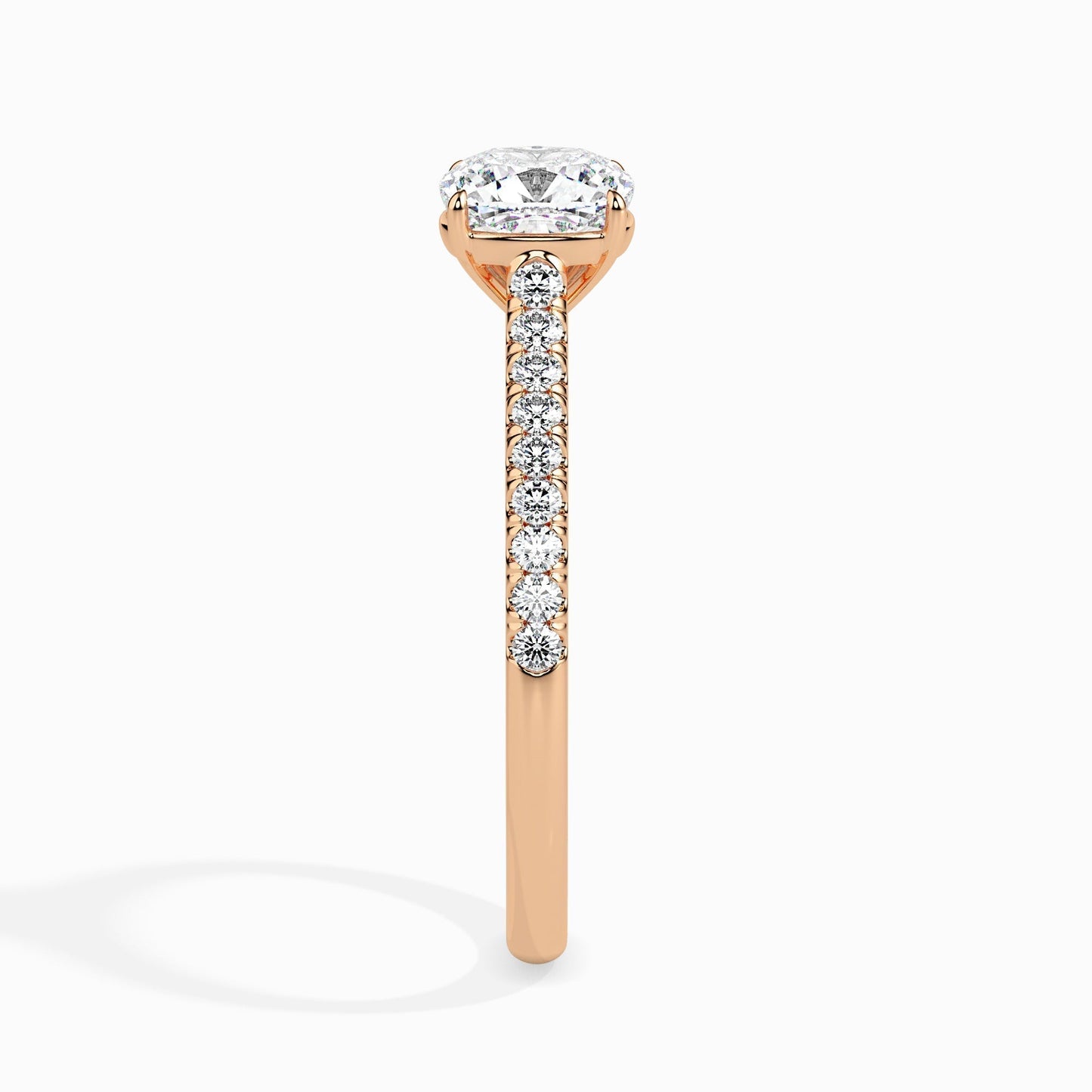 1.5ct Cushion Lab Diamond Solo Solitaire Ring - Fiona Diamonds - Fiona Diamonds