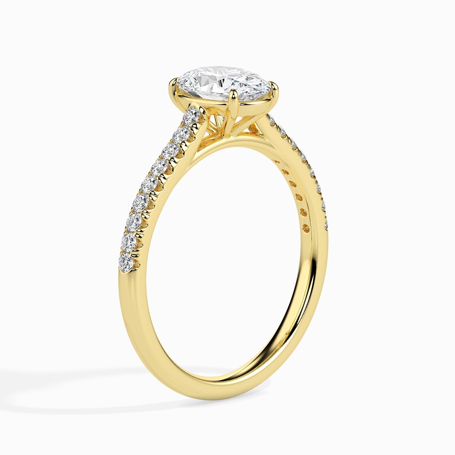 1.5ct Oval Lab Diamond Ellie Solitaire Ring - Fiona Diamonds - Fiona Diamonds