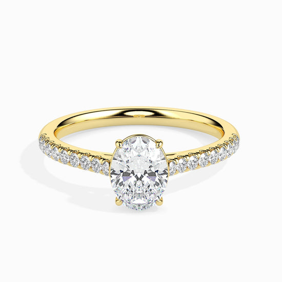 1.5ct Oval Lab Diamond Ellie Solitaire Ring - Fiona Diamonds - Fiona Diamonds