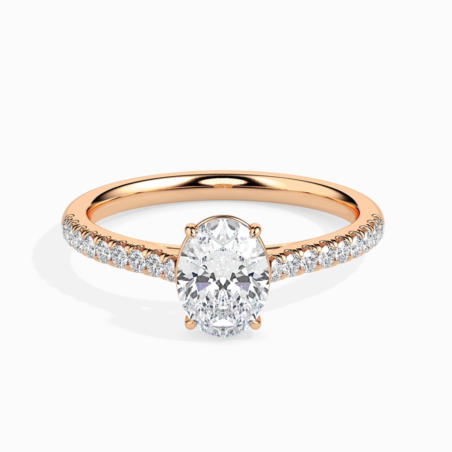 1.5ct Oval Lab Diamond Ellie Solitaire Ring - Fiona Diamonds - Fiona Diamonds