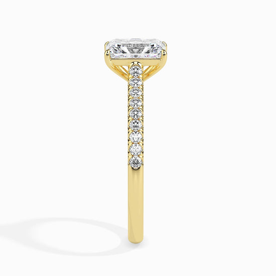 1ct Rediant Lab Diamond Waver Solitaire Ring - Fiona Diamonds - Fiona Diamonds