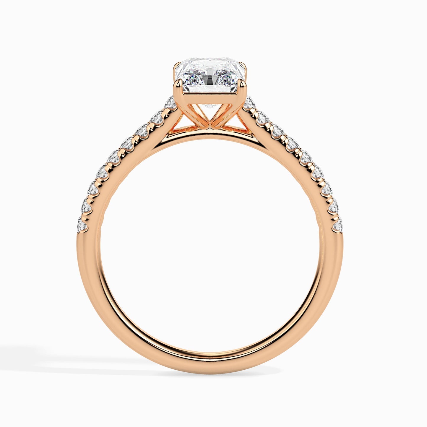 1ct Rediant Lab Diamond Waver Solitaire Ring - Fiona Diamonds - Fiona Diamonds