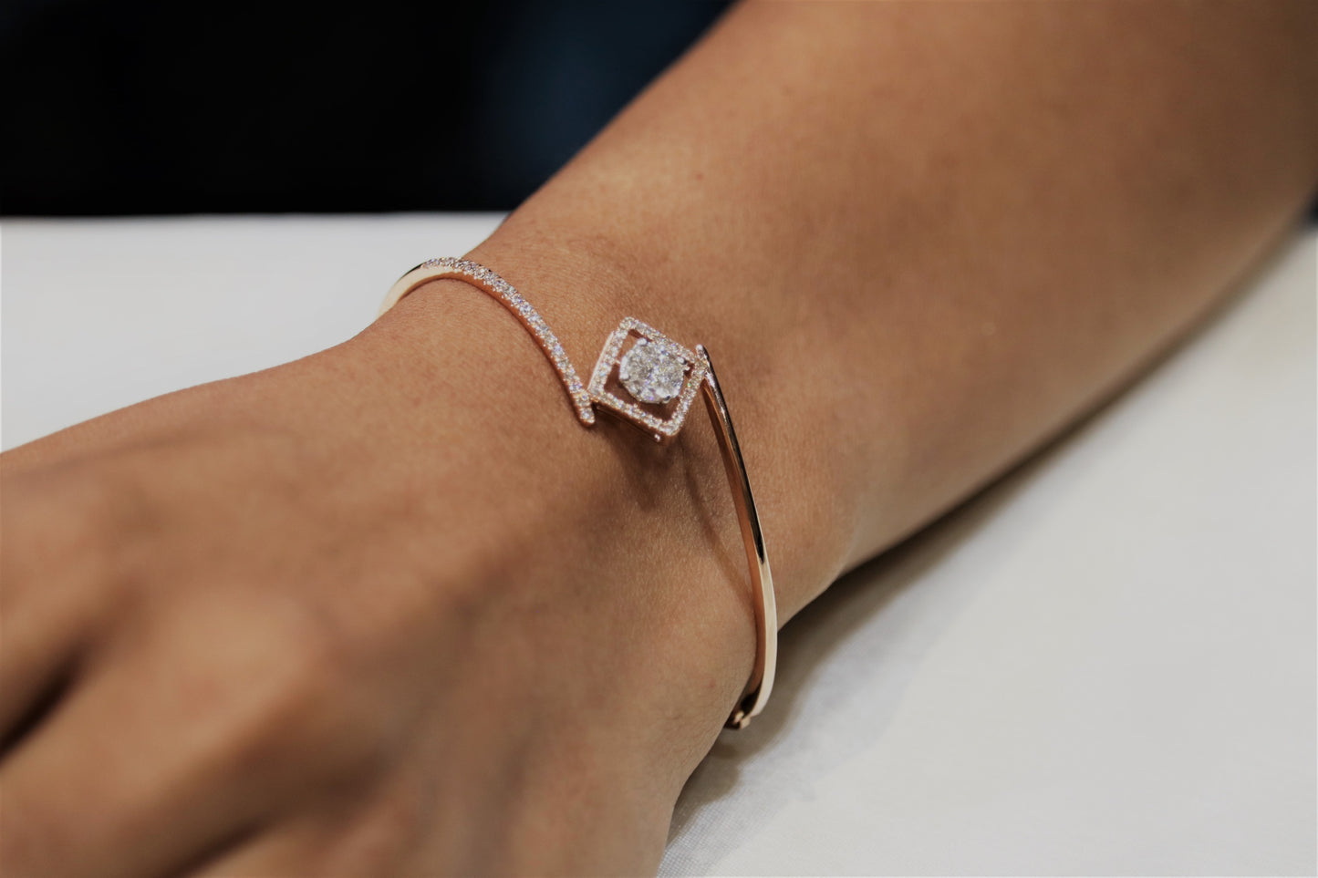 Unique Design American Diamond Bracelet for girls - Dazzle Accessories
