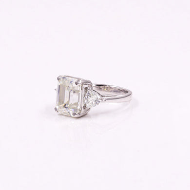 Luunetic Moissanite 3 Stone Ring - Fiona Diamonds - Fiona Diamonds