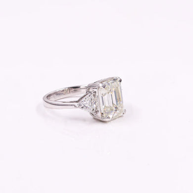 Luunetic Moissanite 3 Stone Ring - Fiona Diamonds - Fiona Diamonds