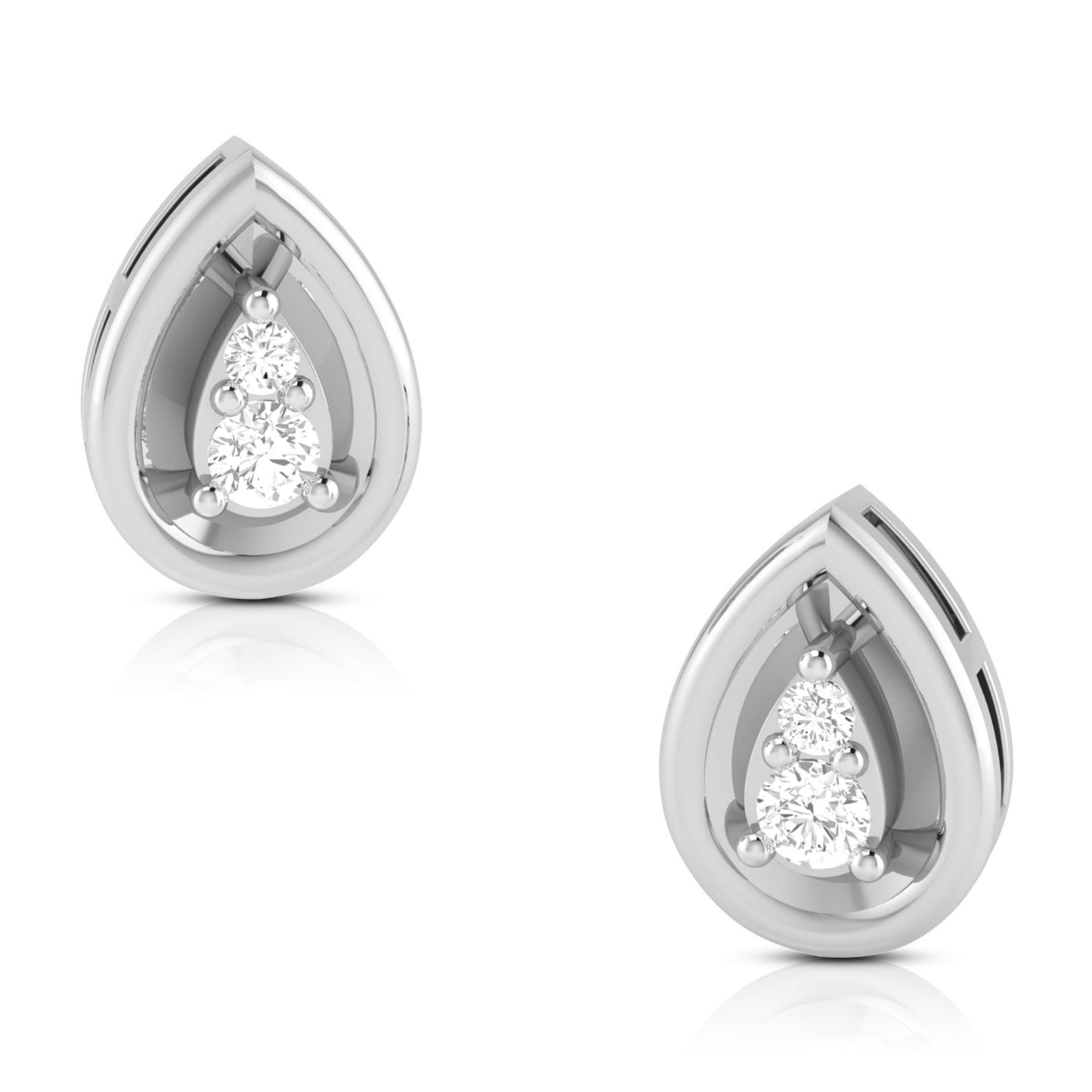 Small earrings design Sparkle Lab Grown Diamond Earrings Fiona Diamonds