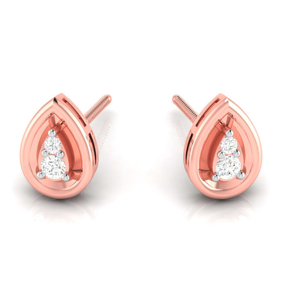 Small earrings design Sparkle Lab Grown Diamond Earrings Fiona Diamonds